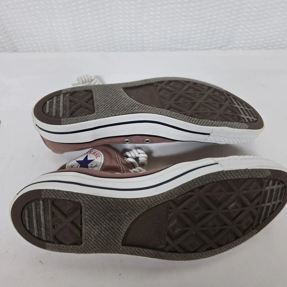 Converse Chuck Taylor All Star High Top Mauve Brown Sneakers Mens 8 Womens 10 - Picture 6 of 7
